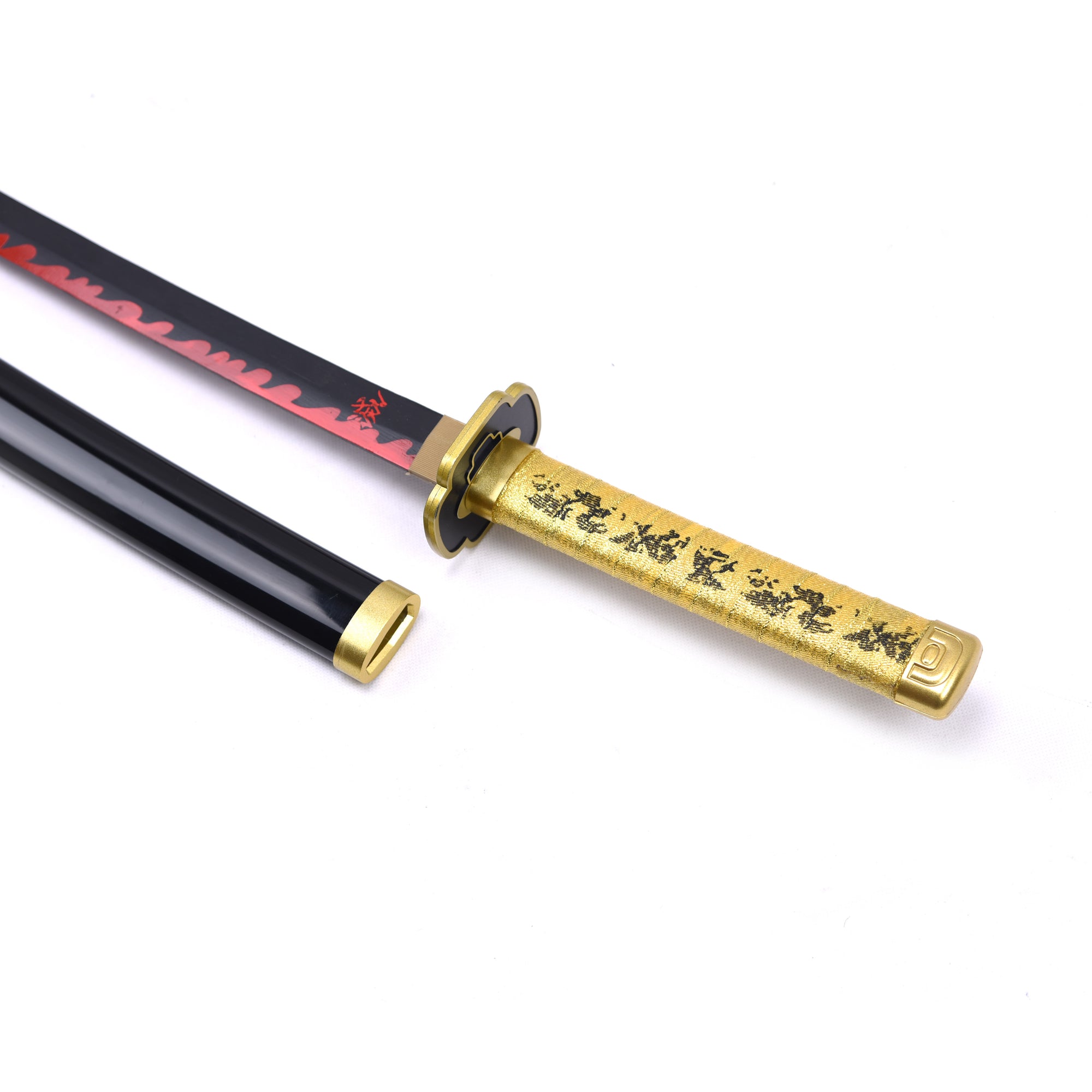 Handmade High Manganese Steel Red Blade Real Japanese Wakizashi Sword With  Black Scabbard - MasahiroKatana: Katana Sword | Samurai Sword for Sale