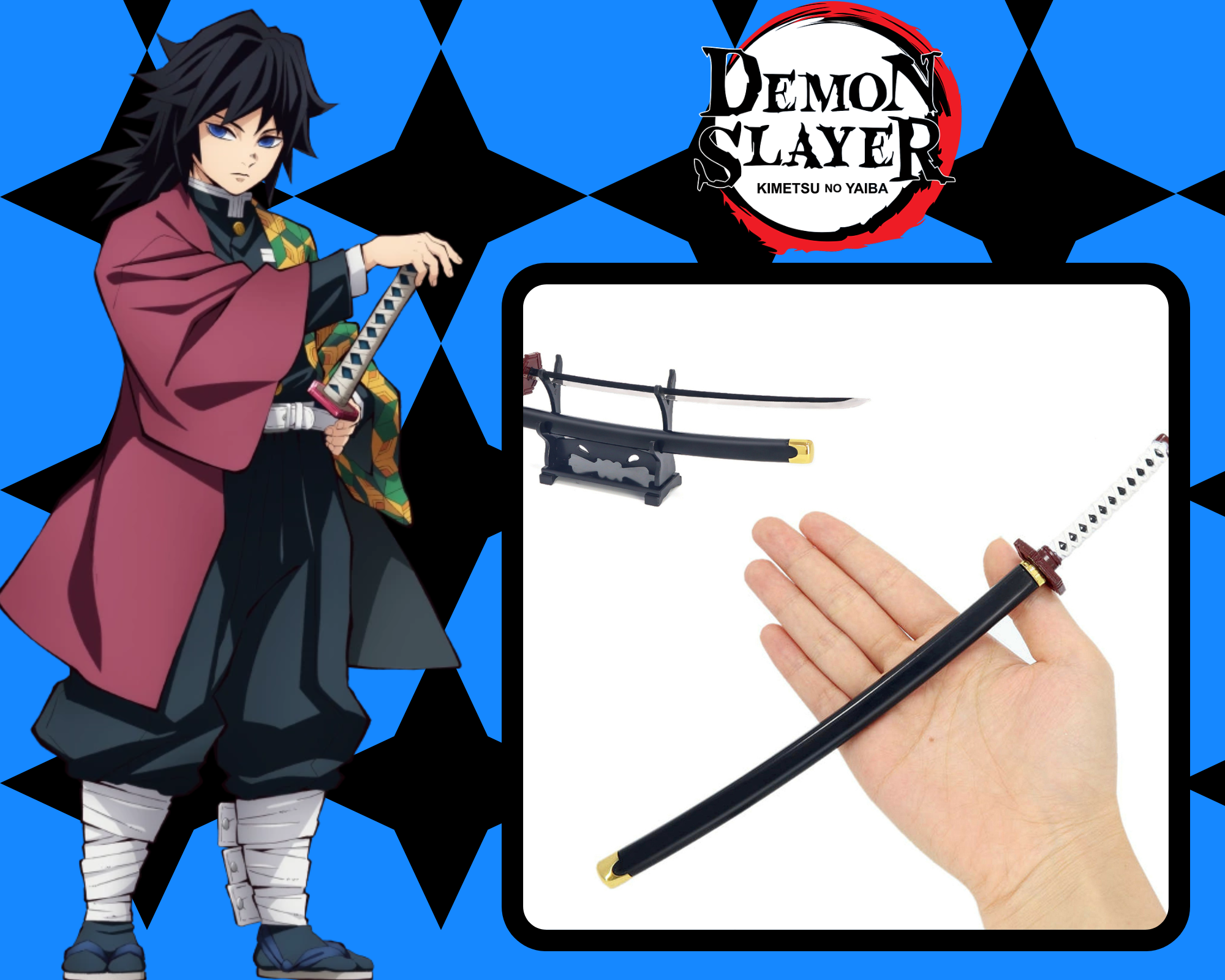 Demon Slayer Kimetsu no Yaiba Ichibansho Giyu Tomioka Proceed With  Unbreakable Heart and Sword
